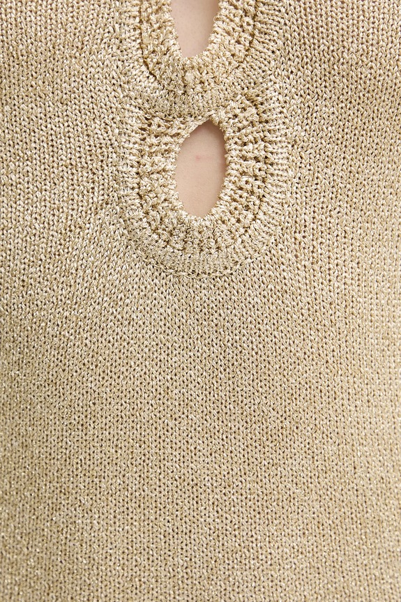 Φόρεμα Simona Corsellini P25CPABO04 χρυσαφί