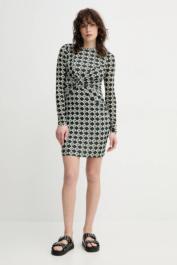 Платье Nanushka HESTIAH NW25RSDR16399 чёрный SS25