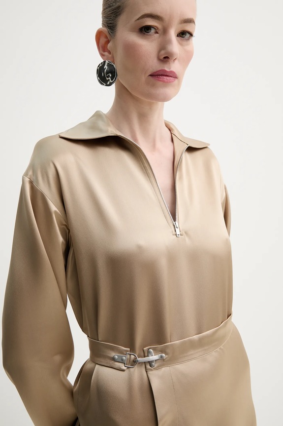 Nanushka vestito COLTER NW25RSDR02672 beige SS25