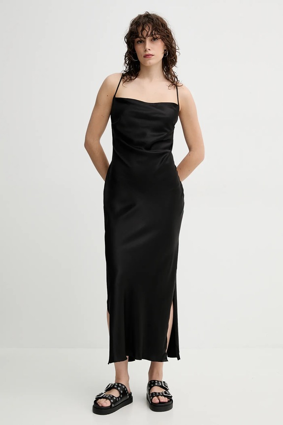 Haljina Nanushka MACIA casual crna NW24CRDR04799