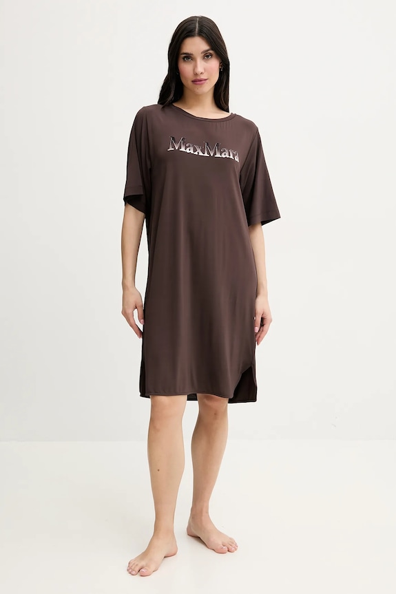 Plážové šaty Max Mara Beachwear hnedá 2516621039600