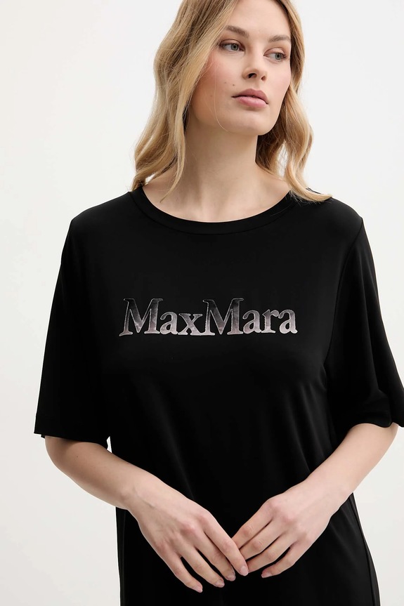 Φόρεμα παραλίας Max Mara Beachwear μαύρο 2516621039600