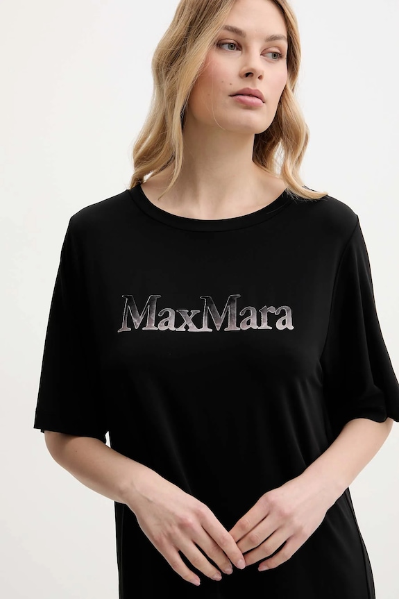 Φόρεμα παραλίας Max Mara Beachwear μαύρο 2516621039600