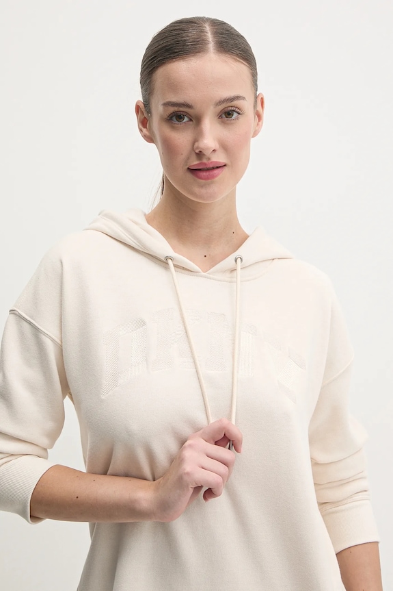 Dkny sukienka beżowy DP5D4885