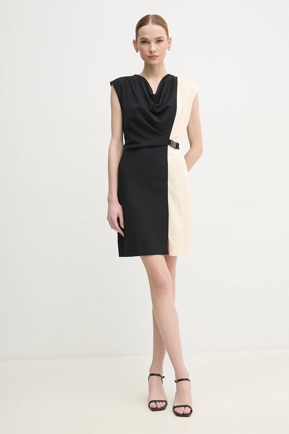 Dkny sukienka DD4K1D66 czarny SS25