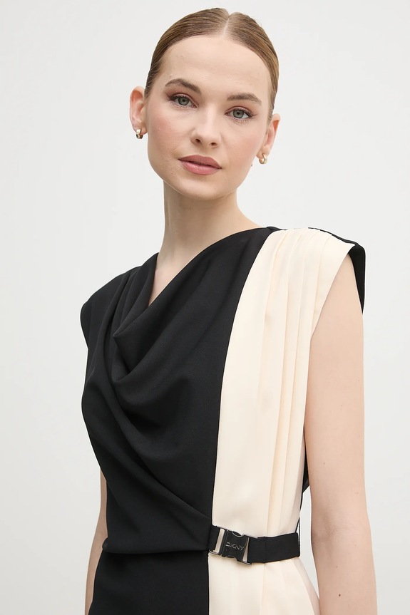 Dkny sukienka czarny DD4K1D66