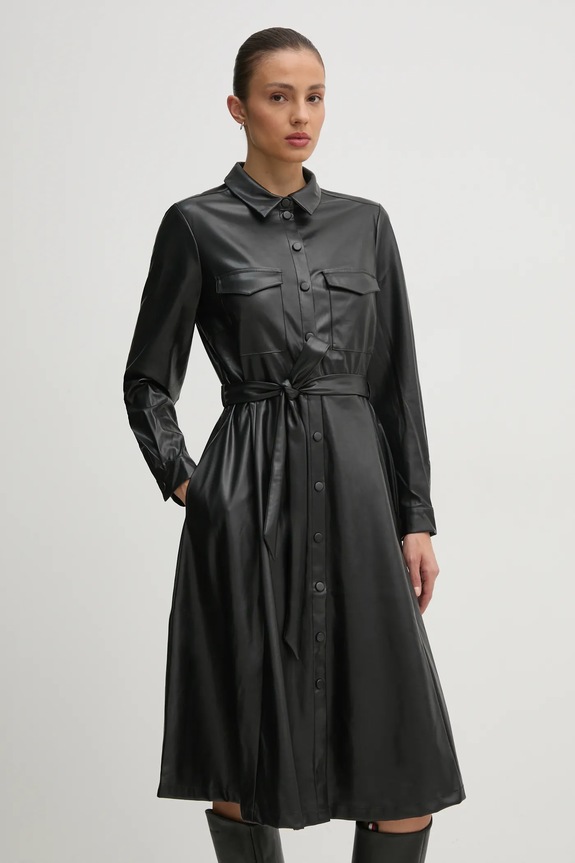 OUI vestito mini nero 90635