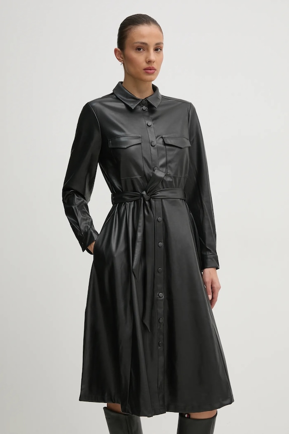 OUI vestito mini nero 90635