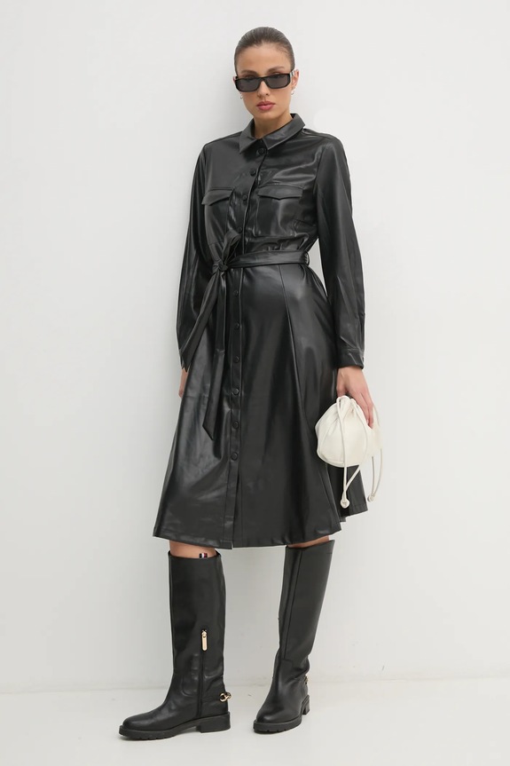 OUI vestito 90635 nero SS25