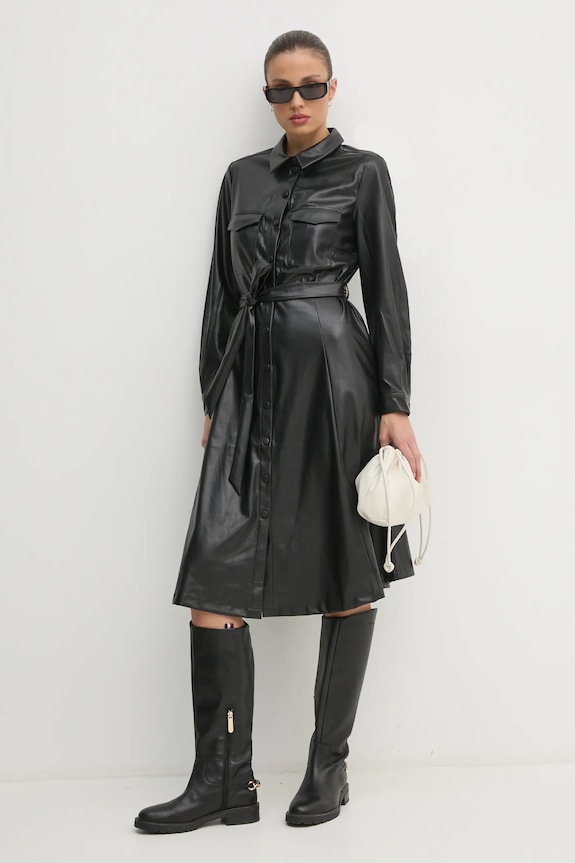 OUI vestito 90635 nero SS25