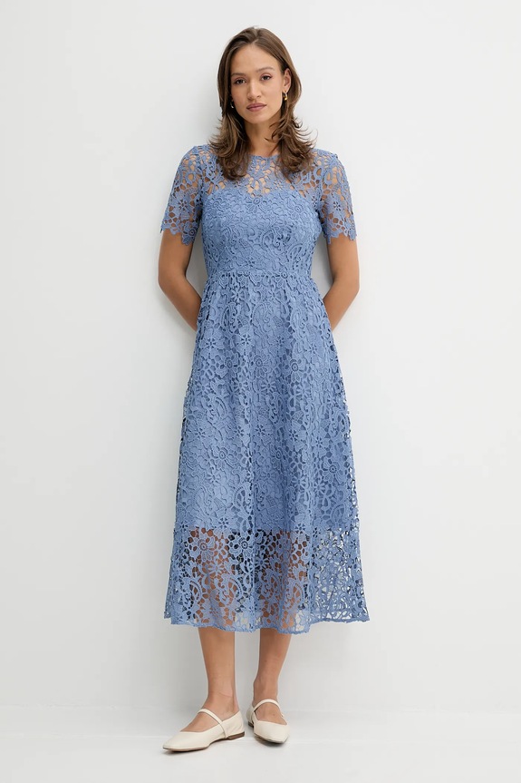 OUI rochie maxi albastru 93060.