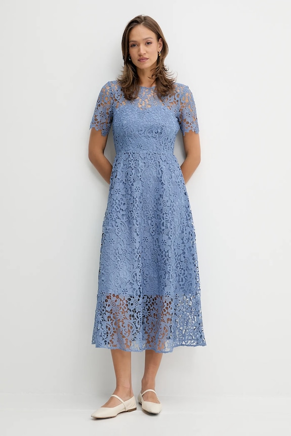 OUI rochie maxi albastru 93060.