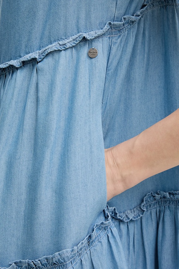 Φόρεμα Pepe Jeans ETTY PL953663 μπλε