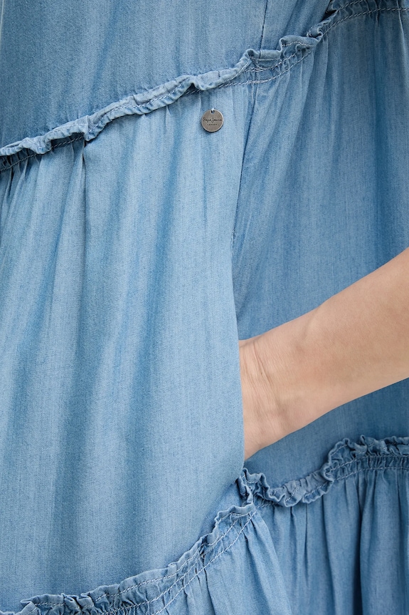 Φόρεμα Pepe Jeans ETTY PL953663 μπλε