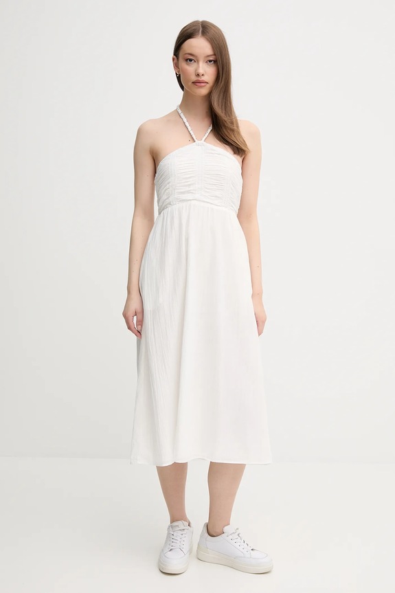 Obleka Pepe Jeans DOROTHA Mini bež PL953689