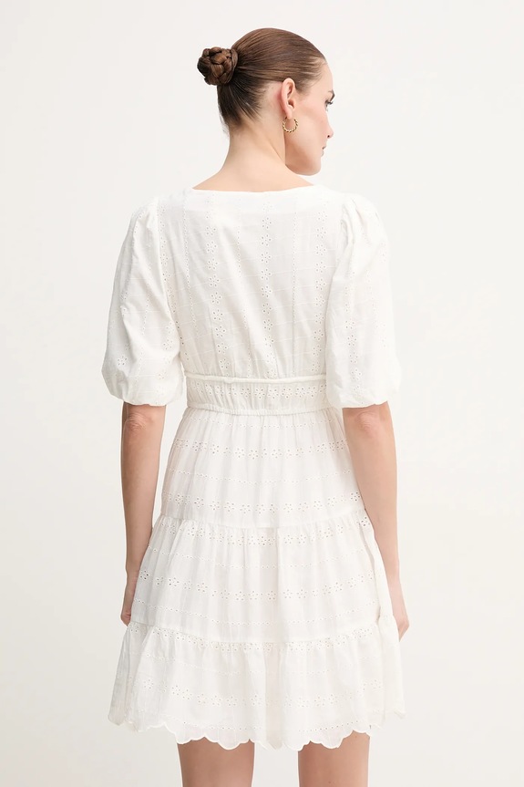 Ruházat Pepe Jeans pamut ruha DAY PL953694 bézs