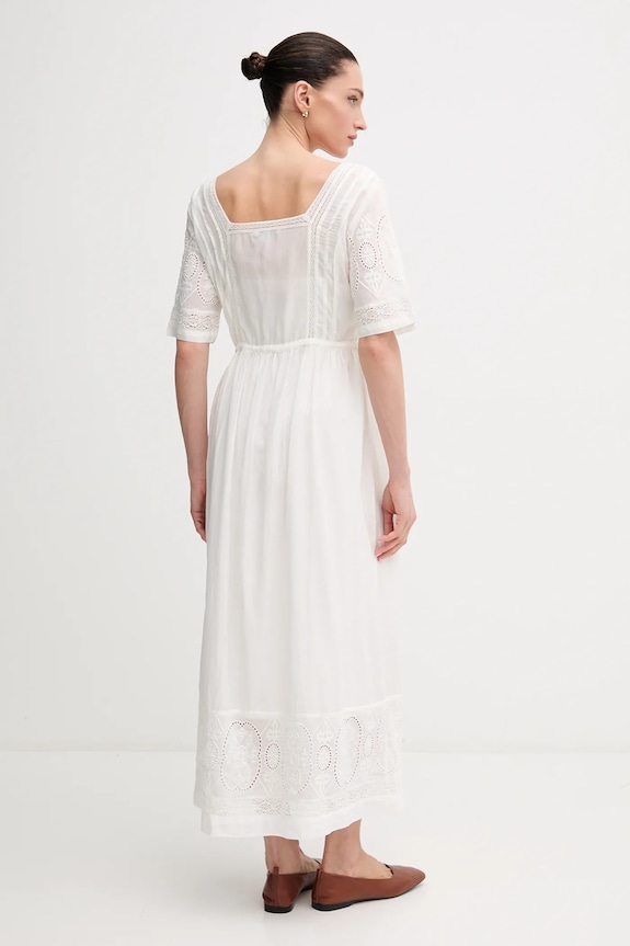 Šaty Pepe Jeans ELEANOR PL953700 béžová SS25