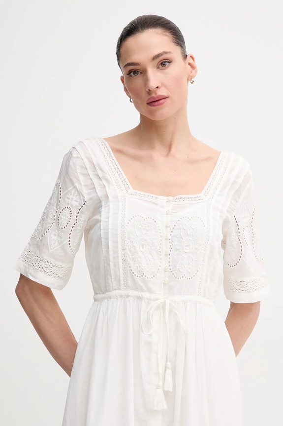 Šaty Pepe Jeans ELEANOR béžová PL953700