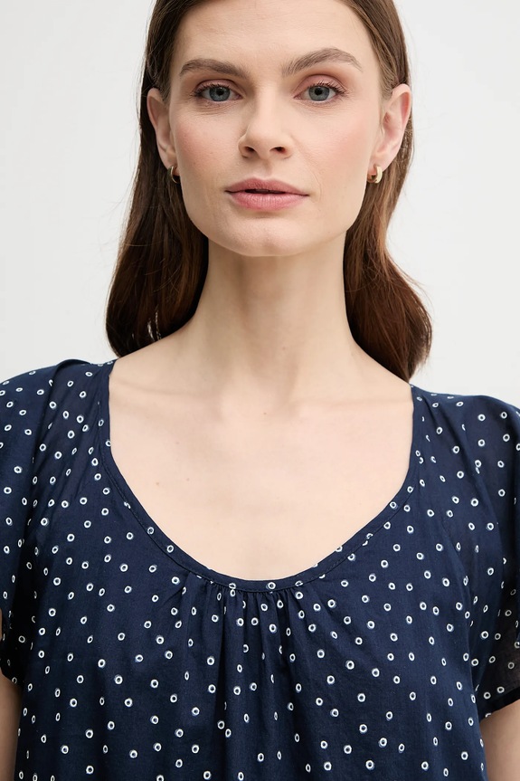 Pepe Jeans rochie din bumbac DAFNE bleumarin PL953709