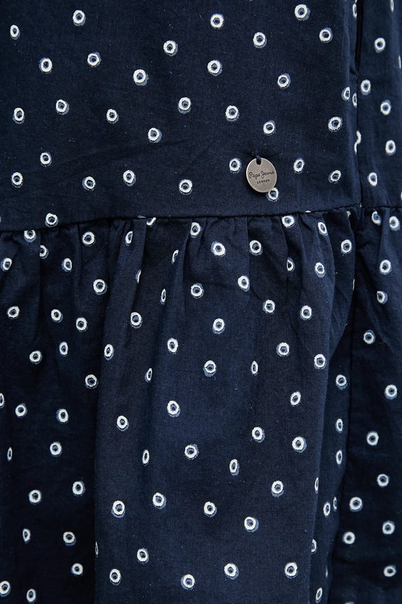 Pepe Jeans rochie din bumbac DAFNE PL953709 bleumarin