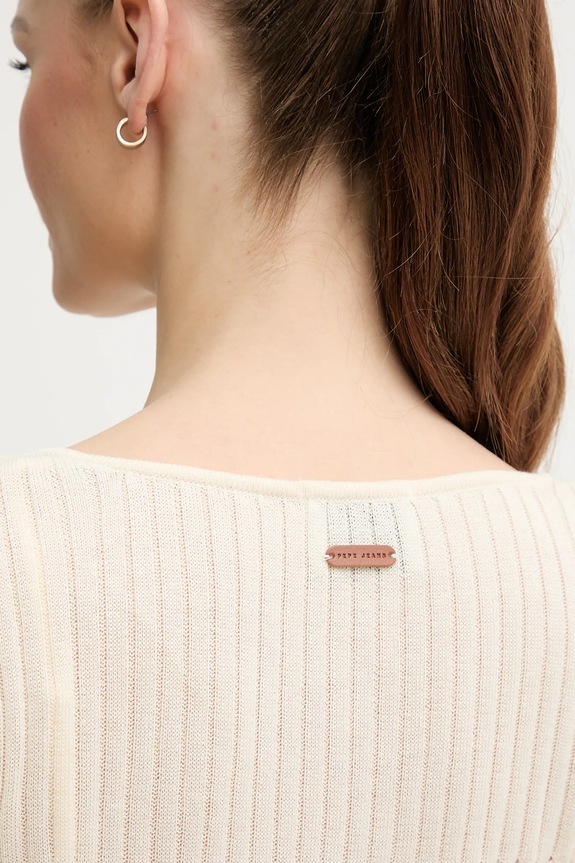 Obleka Pepe Jeans PAULINA PL953712 bež