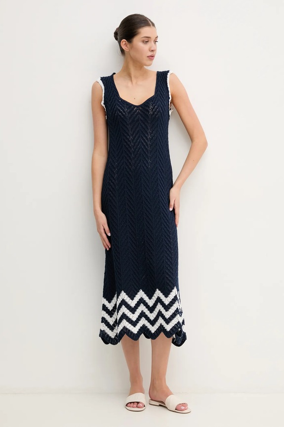 Šaty Pepe Jeans OLLIE DRESS PL953717 tmavomodrá SS25