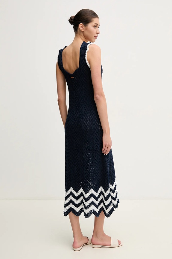 Oblečenie Šaty Pepe Jeans OLLIE DRESS PL953717 tmavomodrá