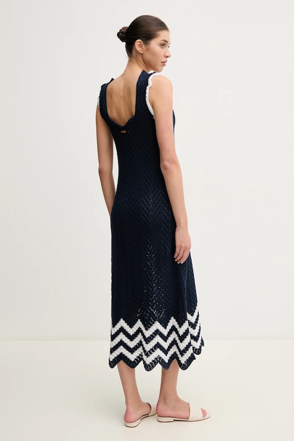 Oblečenie Šaty Pepe Jeans OLLIE DRESS PL953717 tmavomodrá