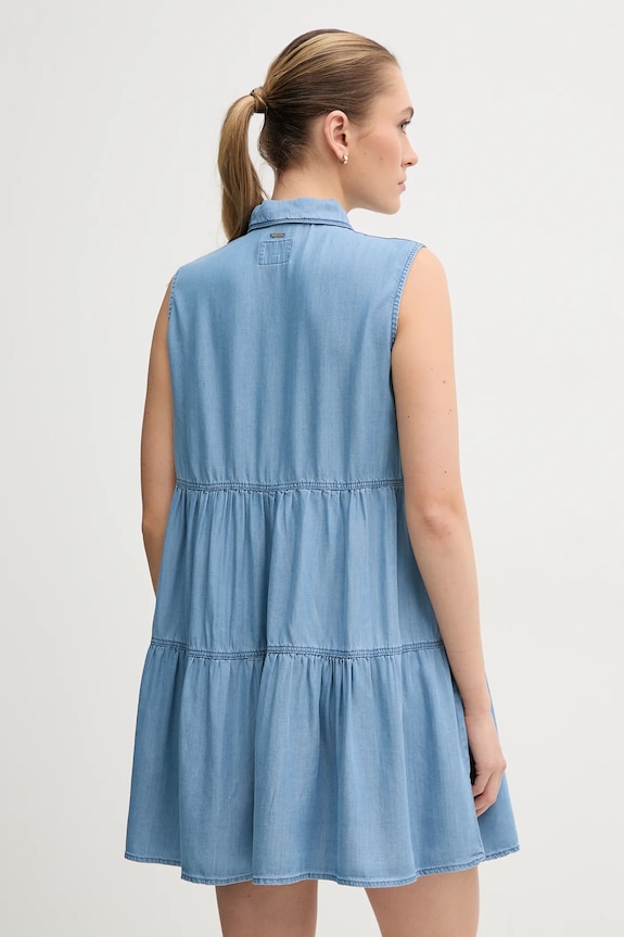 Oblačila Obleka Pepe Jeans ARYA PL953719PG9 modra