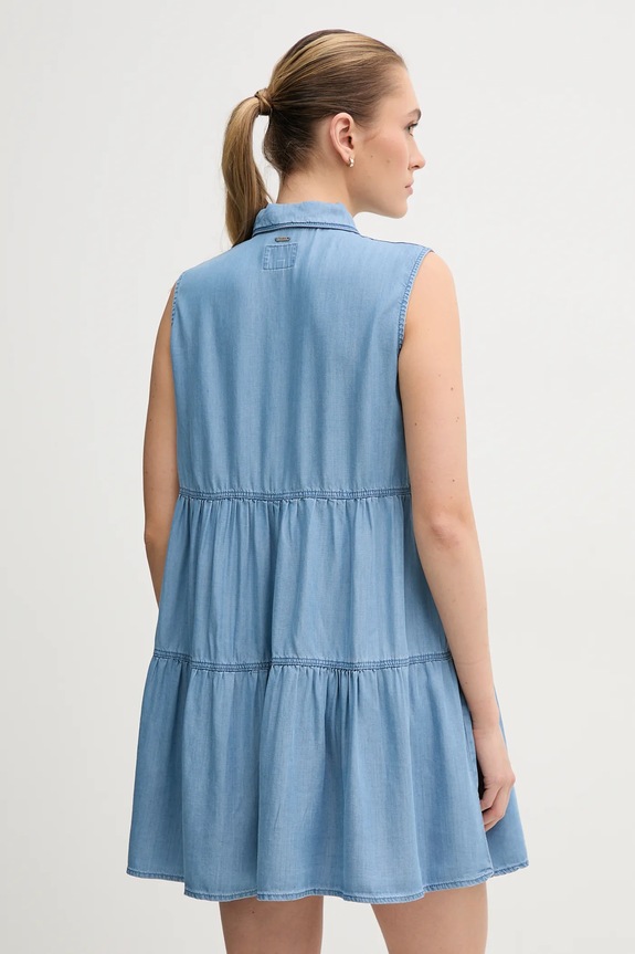 Oblačila Obleka Pepe Jeans ARYA PL953719PG9 modra