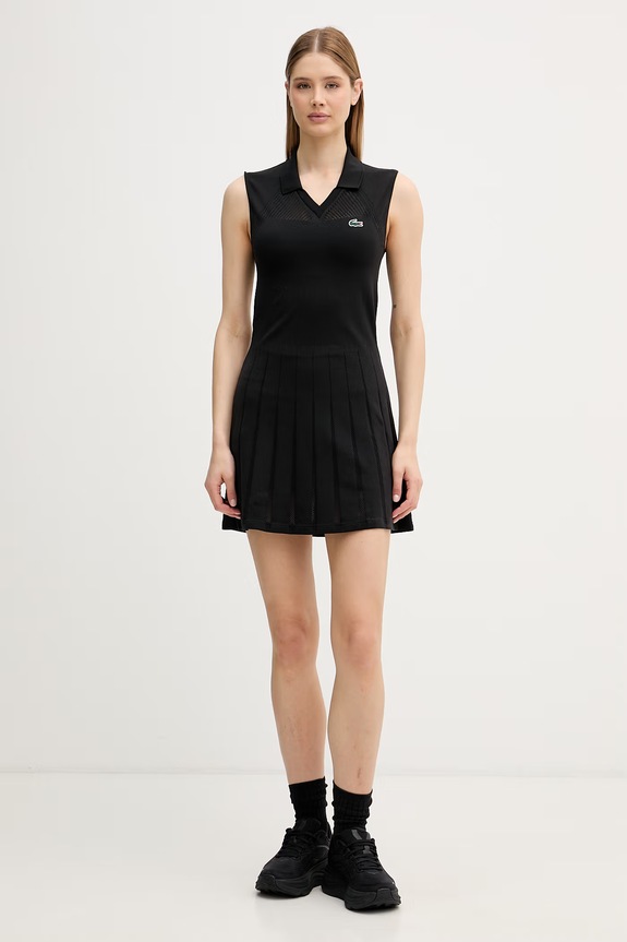 Lacoste sukienka EF0615 czarny SS26