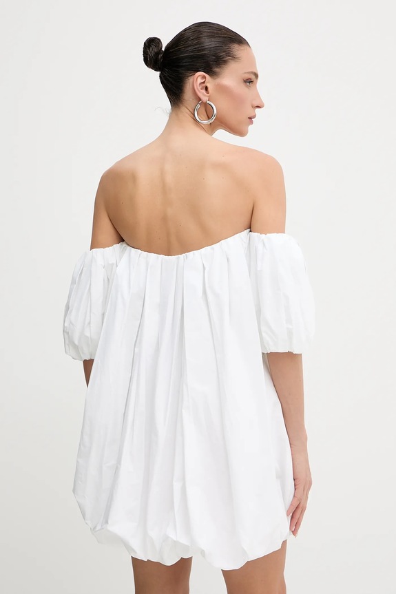 Odzież Pinko sukienka bawełniana 105211.A2LD biały