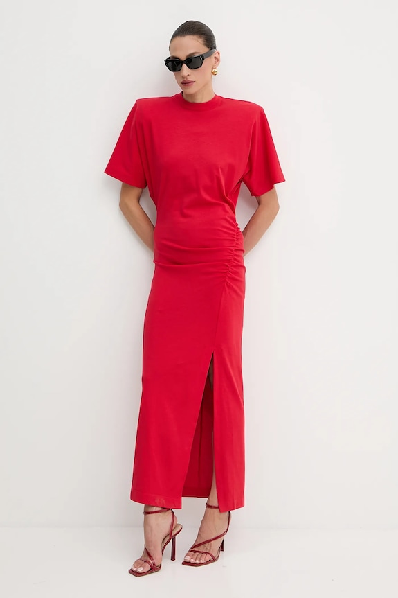 Îmbrăcăminte Pinko rochie din bumbac 105219.A2M2 rosu