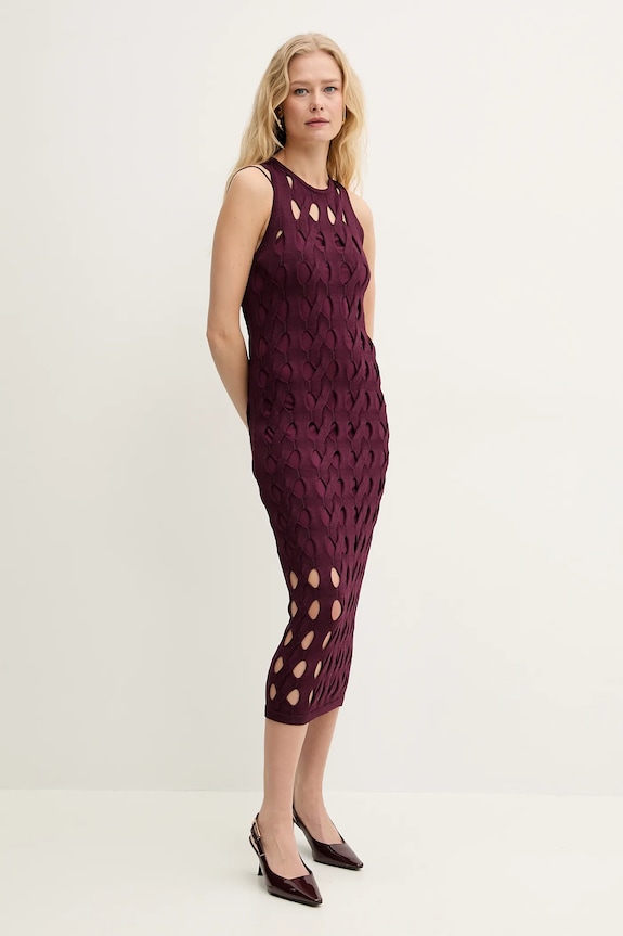 Pinko ruha vállas burgundia 105190.A2LW