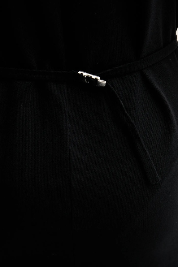 Βαμβακερό φόρεμα Pinko 105220.A2M2 μαύρο