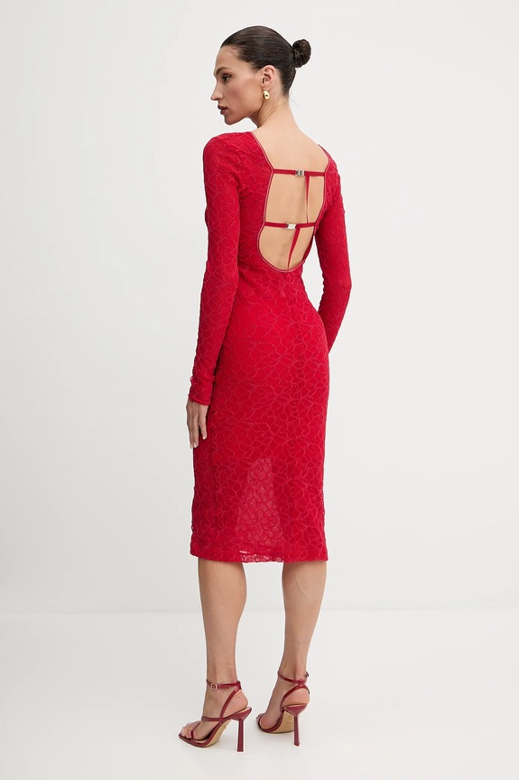 Pinko vestito 105227.A2M5 rosso SS25