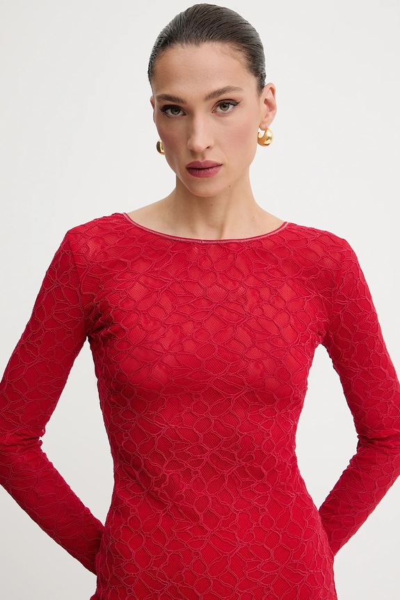 Pinko vestito rosso 105227.A2M5