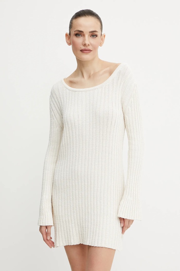 Φόρεμα Pinko μακρύ μπεζ 105301.A2N7