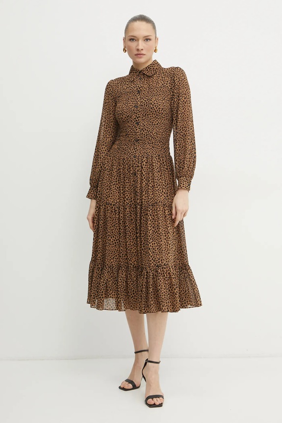MICHAEL Michael Kors rochie fixat maro MR582L7GRY