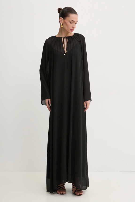 MICHAEL Michael Kors vestito maxi nero MR582U57R3