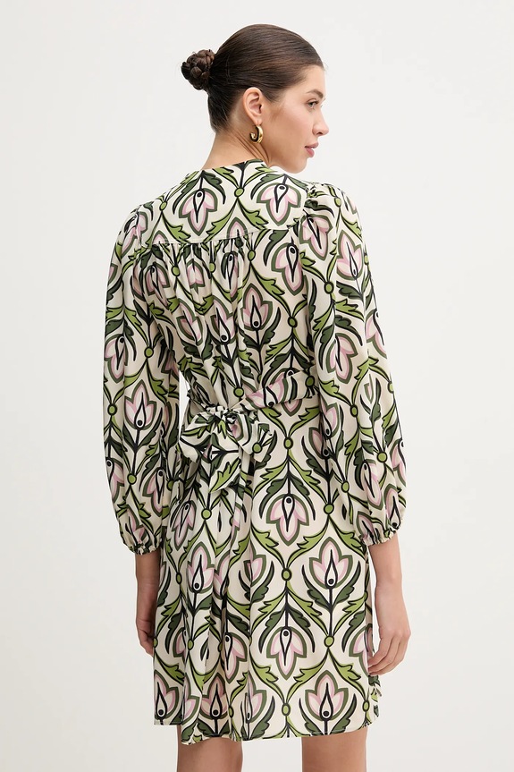 Ρούχα Μεταξωτό φόρεμα Weekend Max Mara 2515221061600 μπεζ