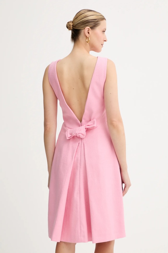 Odzież Weekend Max Mara sukienka bawełniana 2515221016600 różowy