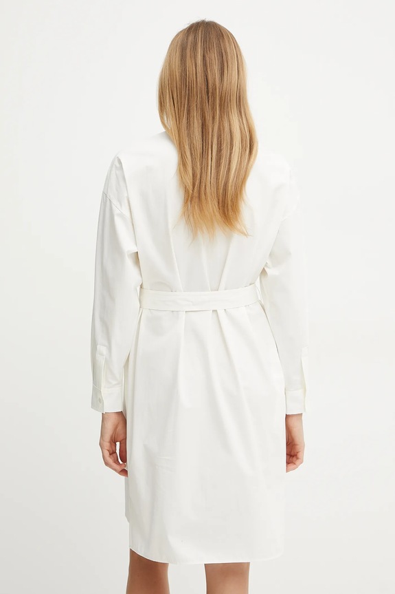 Ruházat Weekend Max Mara pamut ruha 2515221082600 bézs