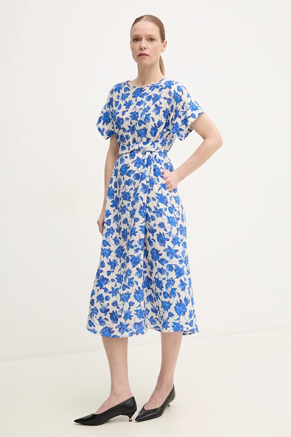 Oblečení Hedvábné šaty Weekend Max Mara 2515221092600 modrá