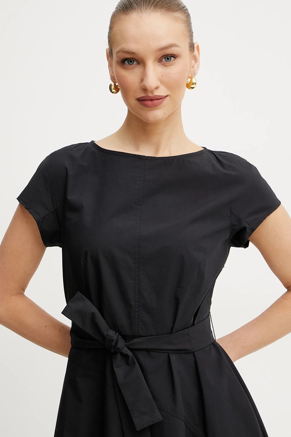 Weekend Max Mara pamut ruha 2515221142600 fekete