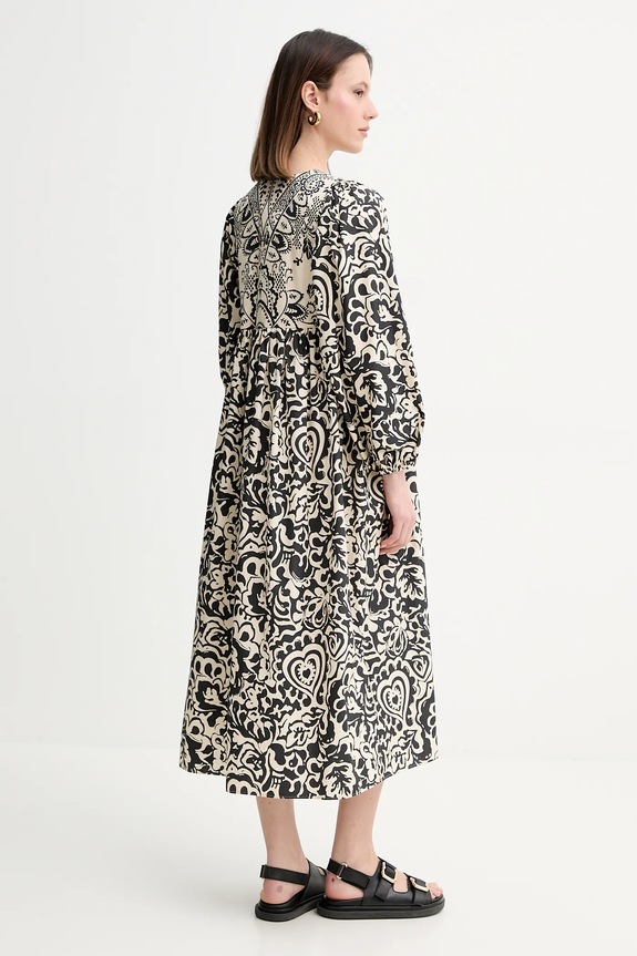 Odjeća Pamučna haljina Weekend Max Mara 2515221192600 bež