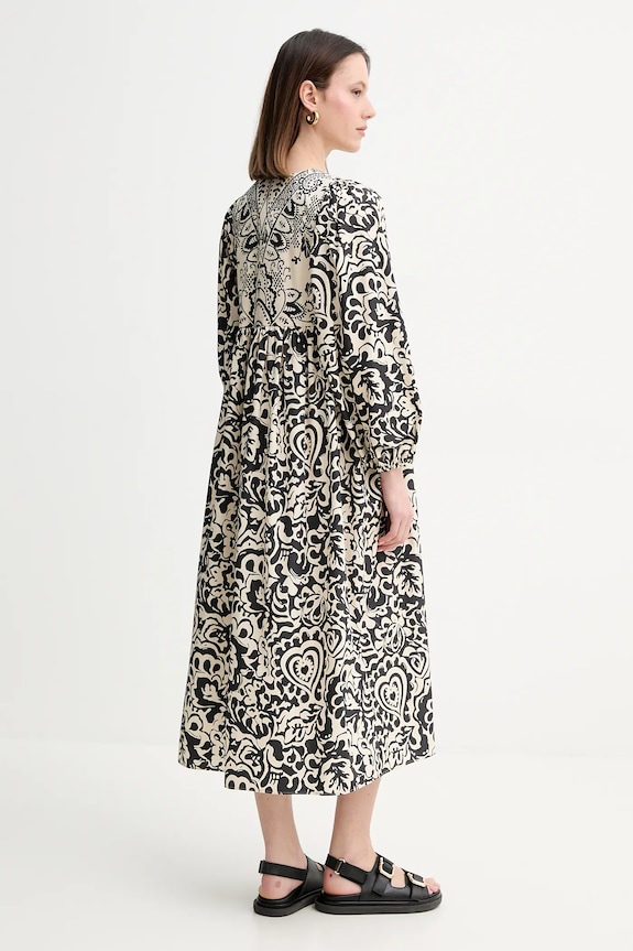 Odjeća Pamučna haljina Weekend Max Mara 2515221192600 bež