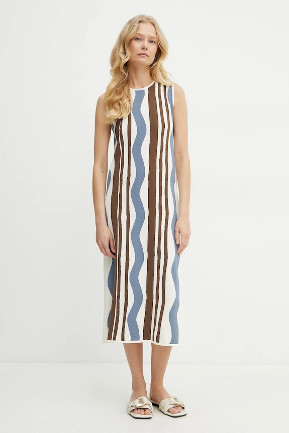 Weekend Max Mara vestito midi multicolore 2515321012600