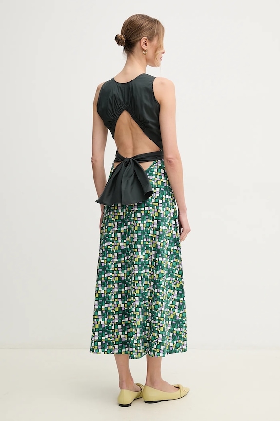 Oblečenie Bavlnené šaty Weekend Max Mara 2515621016600 zelená
