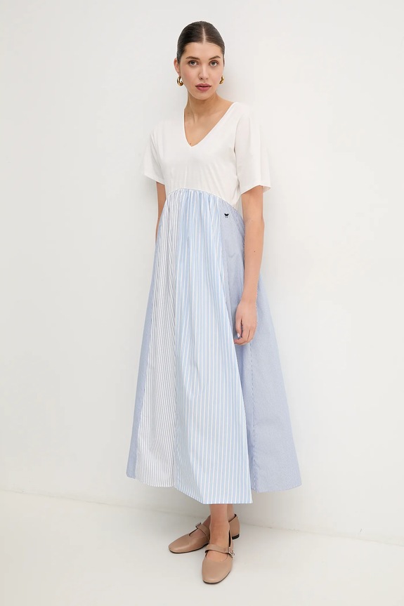 Φόρεμα Weekend Max Mara λευκό 2515621082600